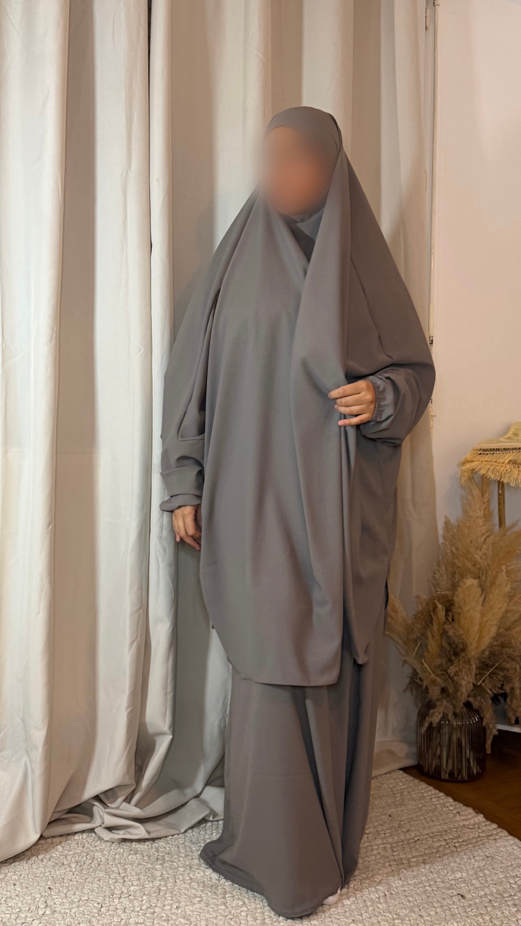 Jilbab 2 pièces Taupe